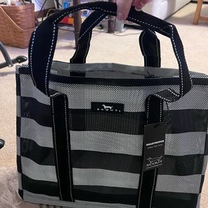 NWT scout road tripper tote black/white